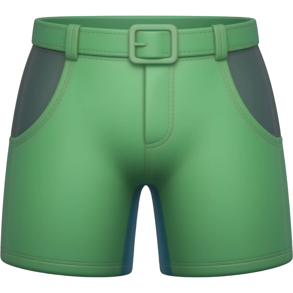 green swimming gear emoji