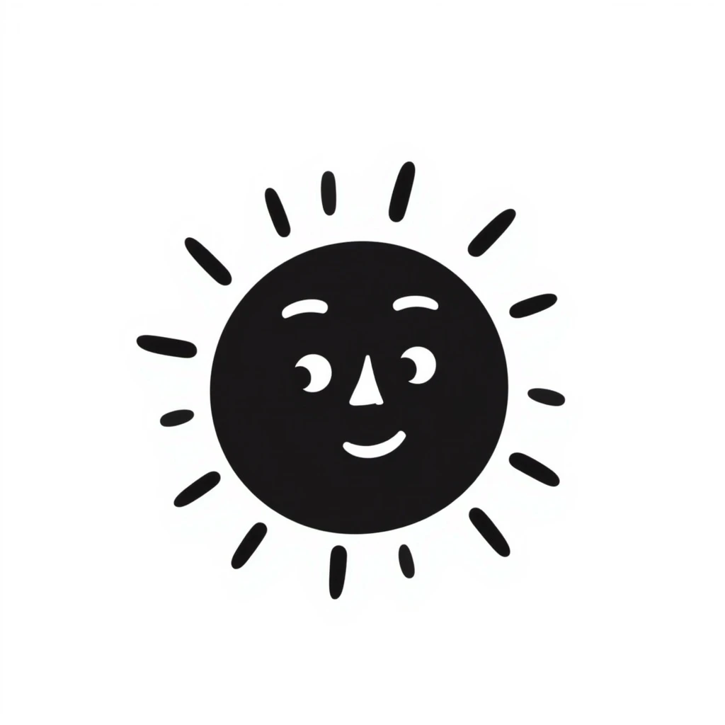 A sun emoji