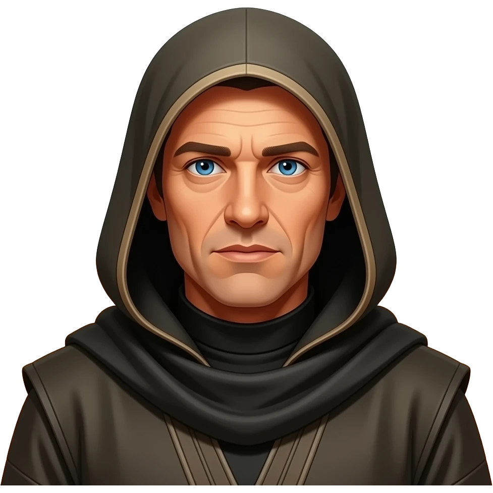 paul atreides  blue eyes with black beigehood in dune emoji