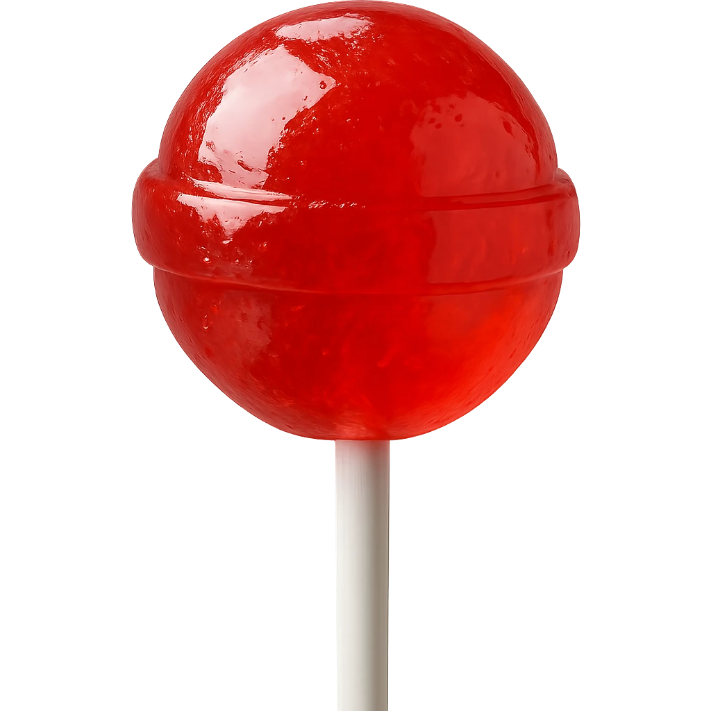 realistic lollipop, high detail, glossy, realistic lighting emoji