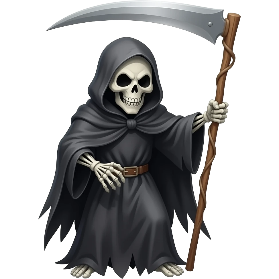 grim reaper swinging emoji