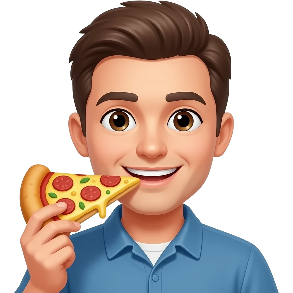 emoji boztesando mano en la boca pizza emoji