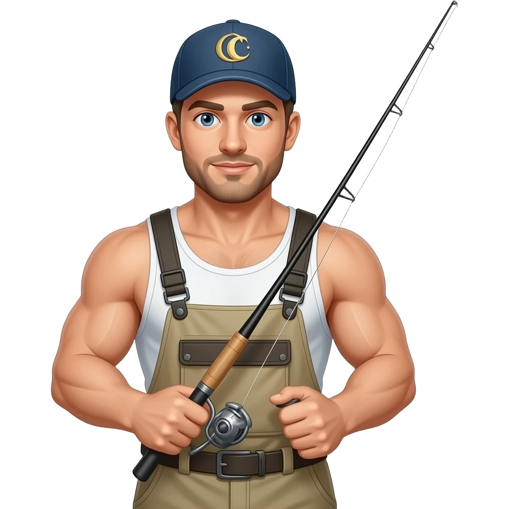 mr friebe muscly fisher man emoji