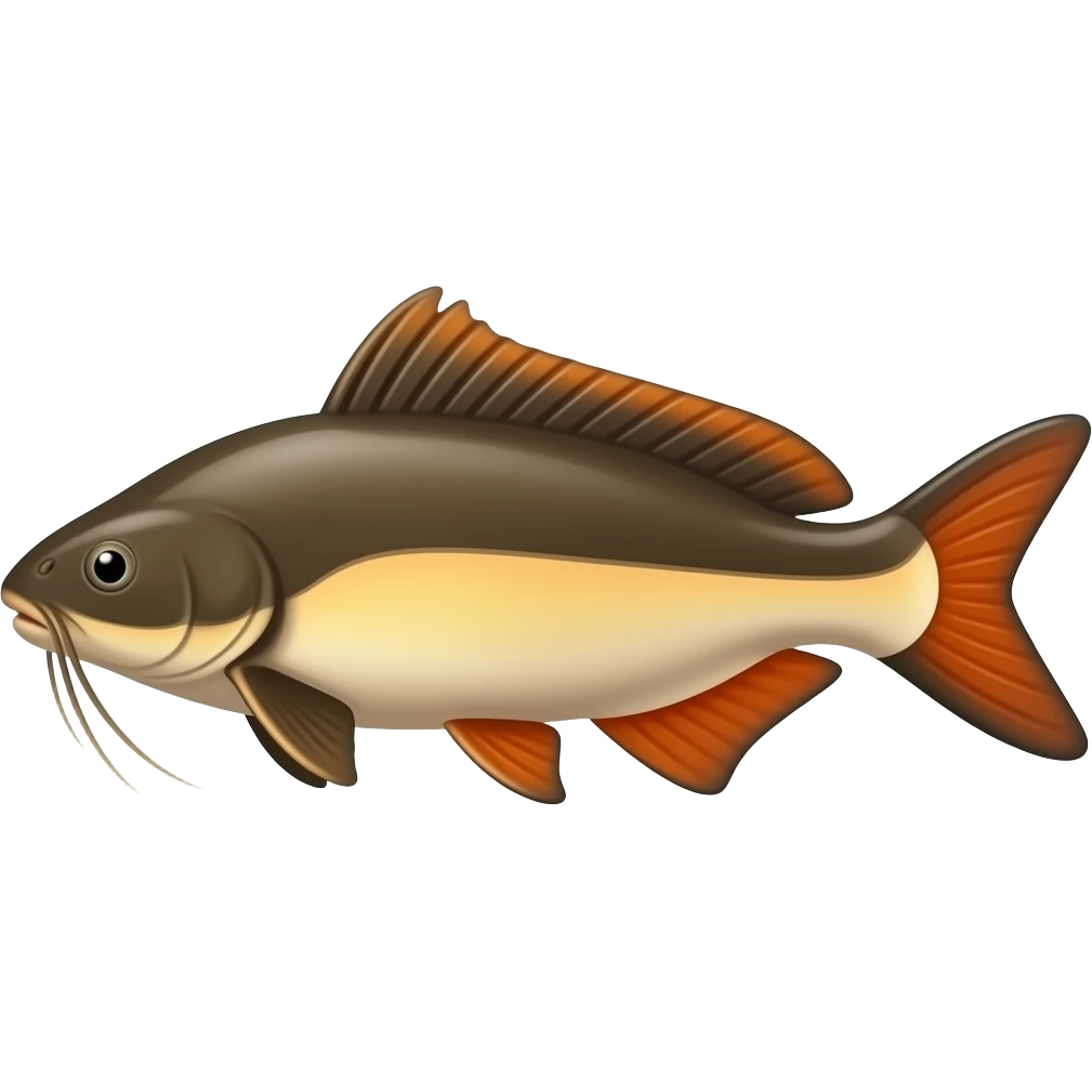 Asian redtail catfish emoji