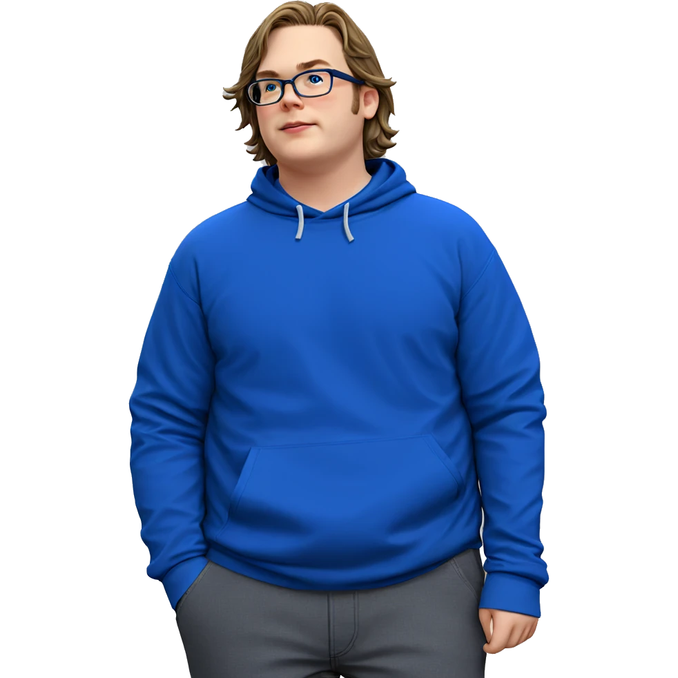 casual boy in outdoor setting emoji