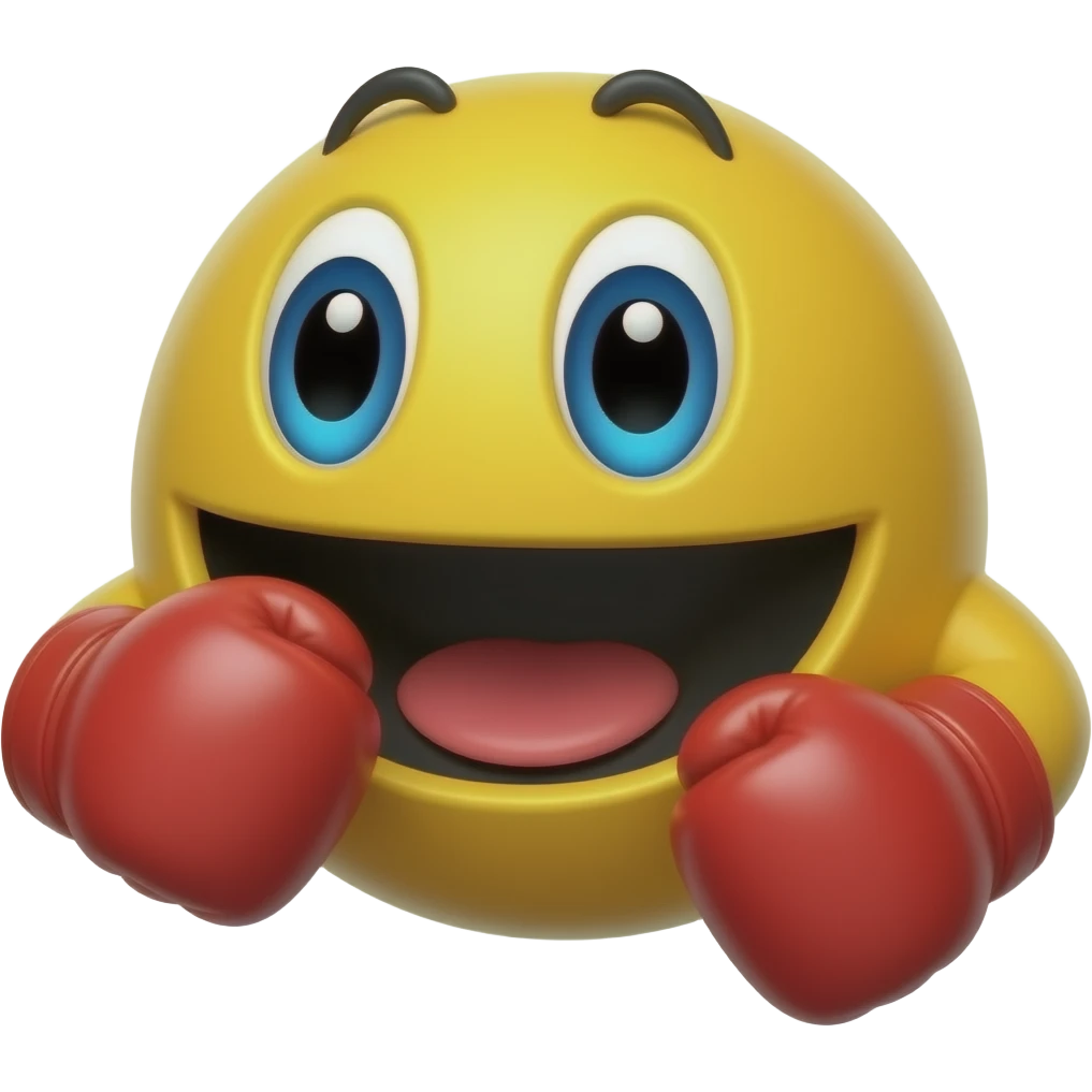 Boxing pacman emoji emoji