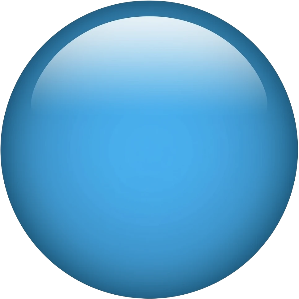 blue circle emoji