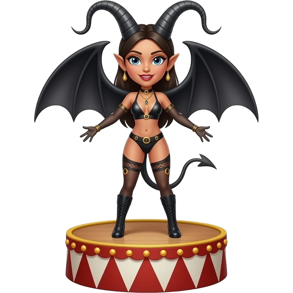 Baphomet babe freak show emoji