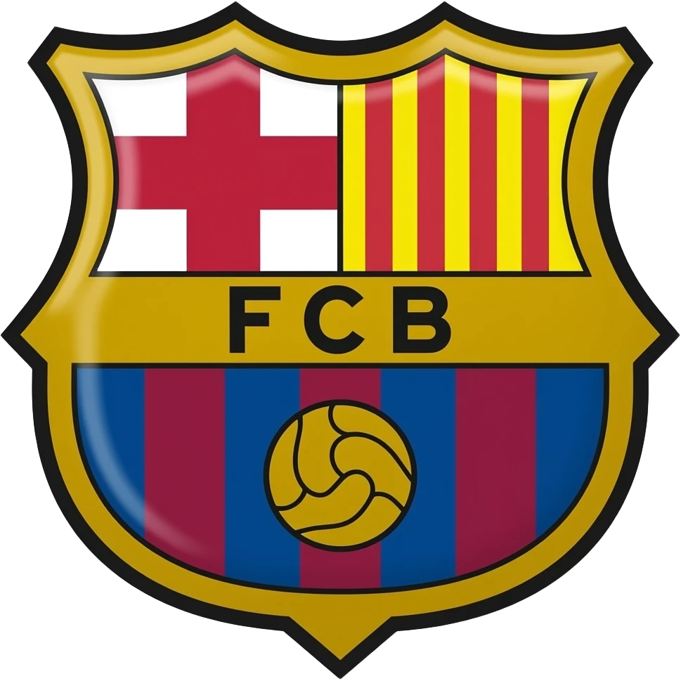 Escudo de la camiseta de barcelona emoji