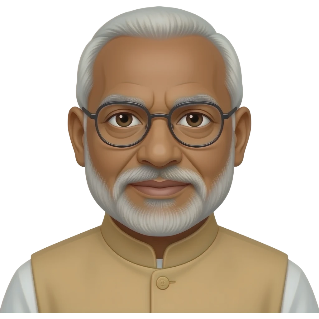 Modi skin colour is black emoji