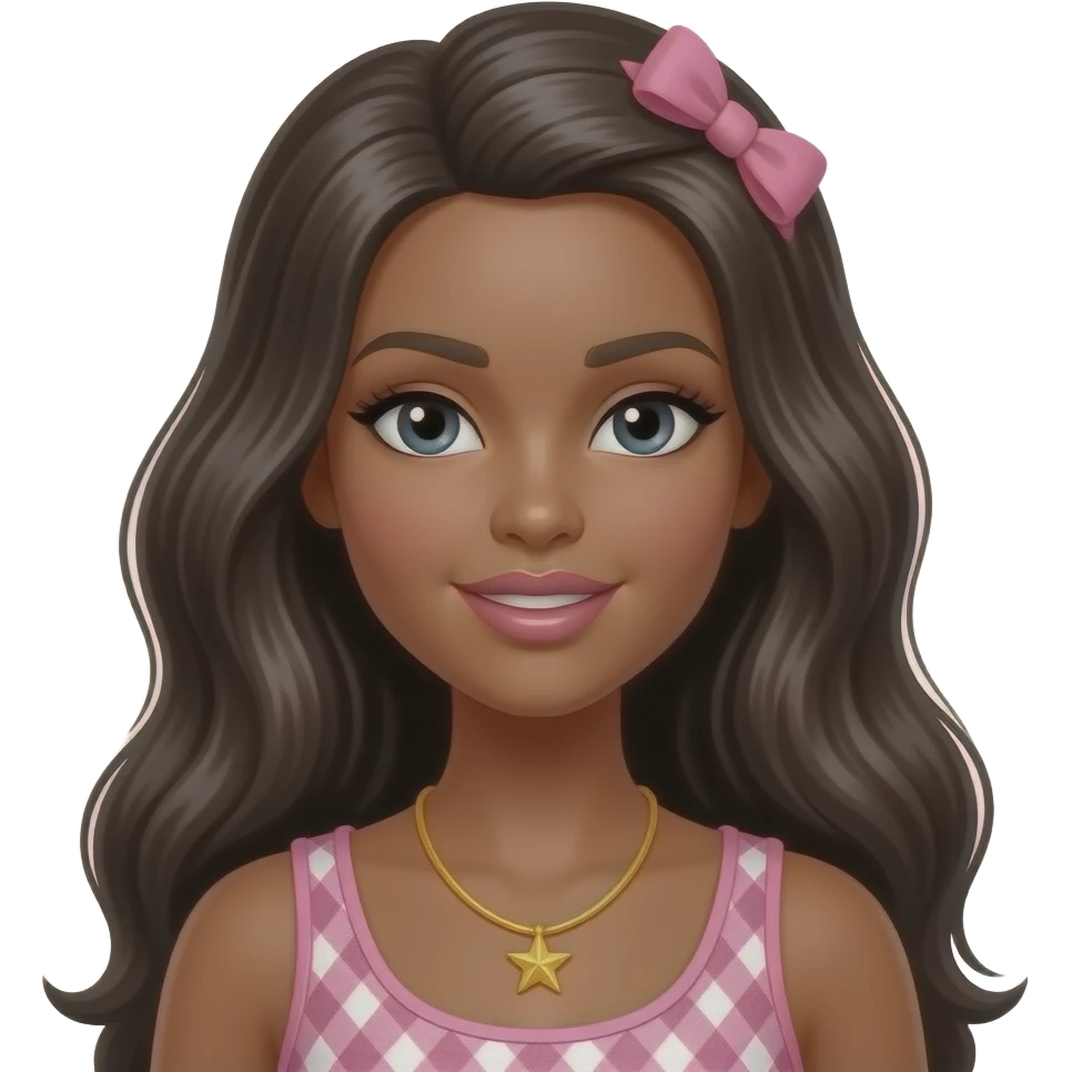 Nicki black sniand Barbie emoji