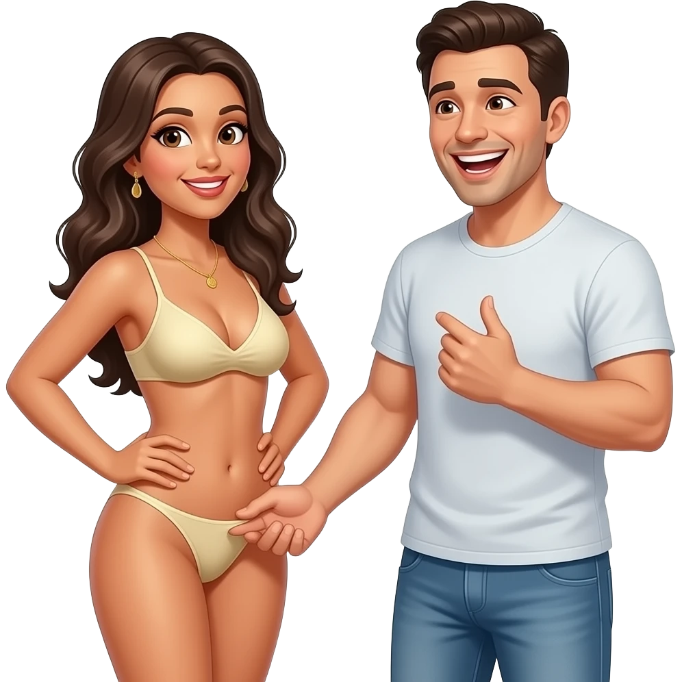 Trisal Mulher Yankinha nua penetrando o  anus da mulher Yanni nua e homem ri emoji