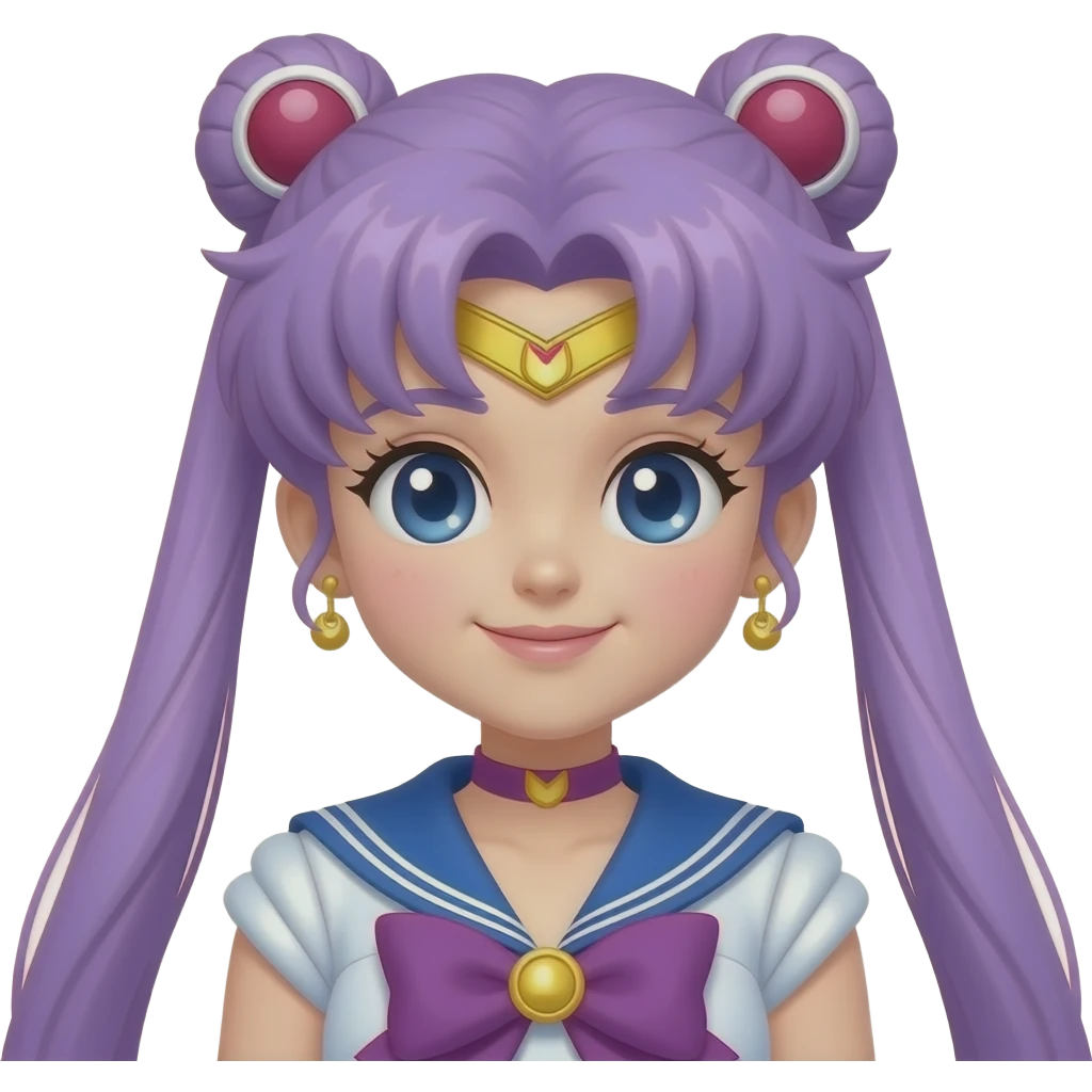 purple sailor moon emoji
