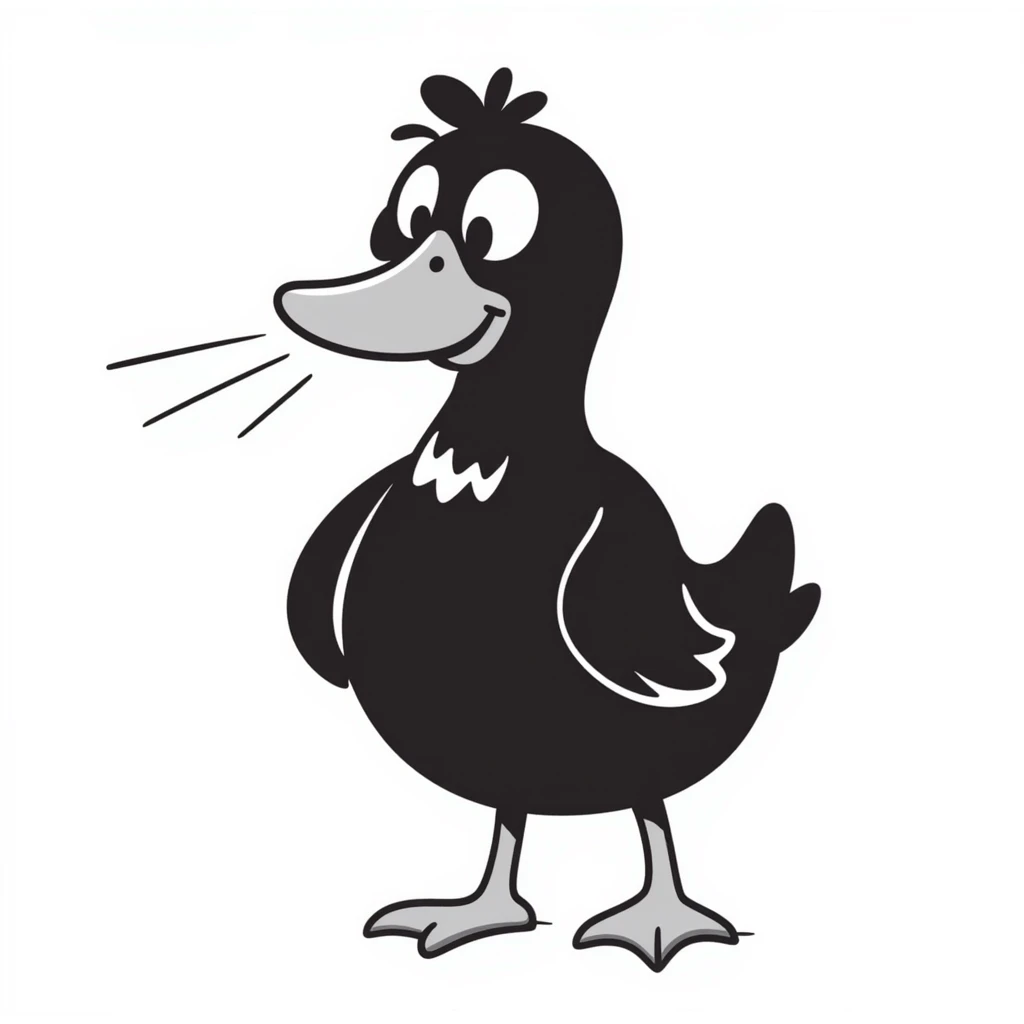 duck with laser eyes emoji