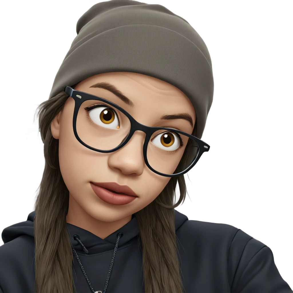 urban portrait of a girl emoji