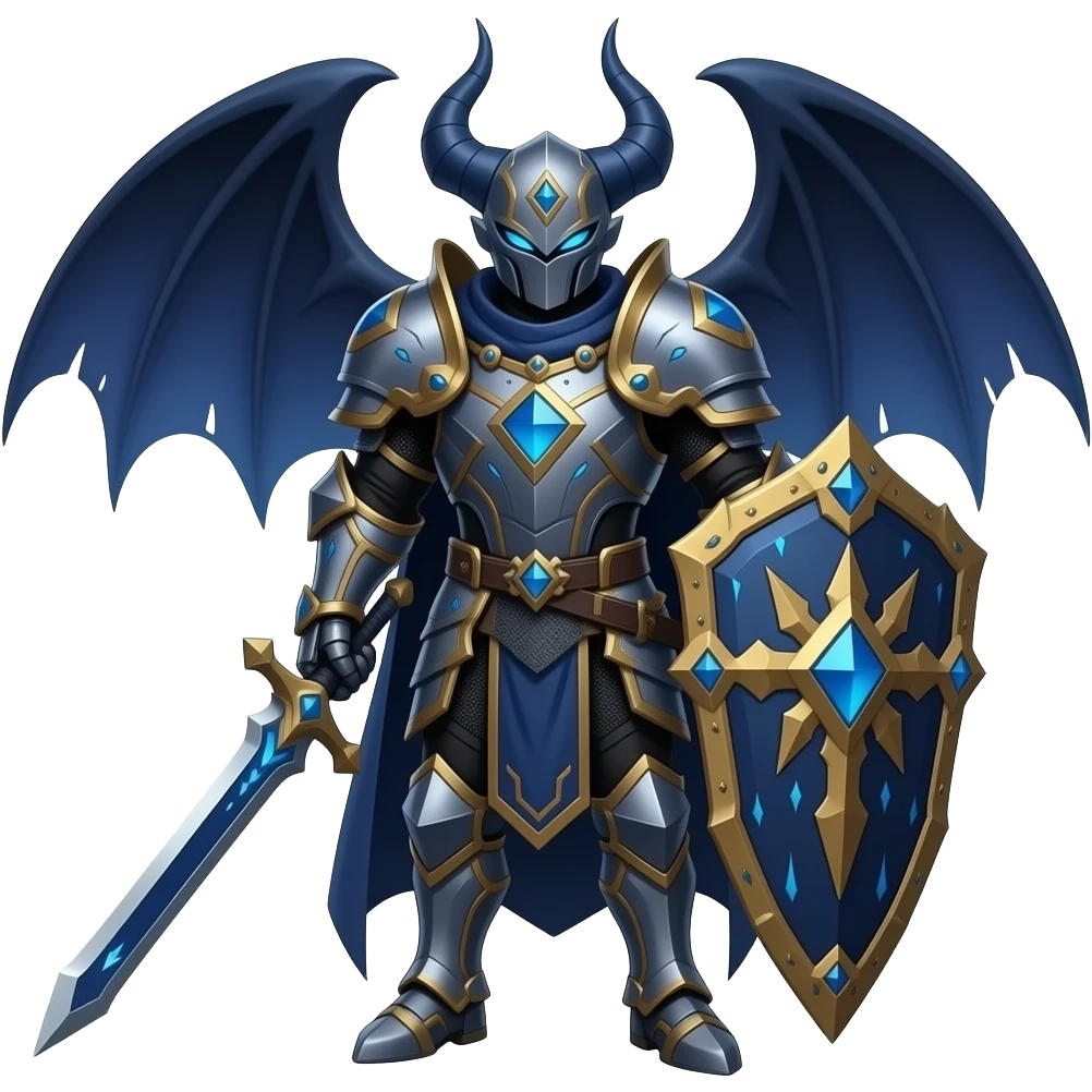 Epic complex knightly divine glorious futuristic detailed dark dusky gloomy deep gothic indigo, realistic Fakémon-Sprigatito-Floragato-Meowscarada-Trico-Sergal-Serval-Vernid-creature (full body) emoji