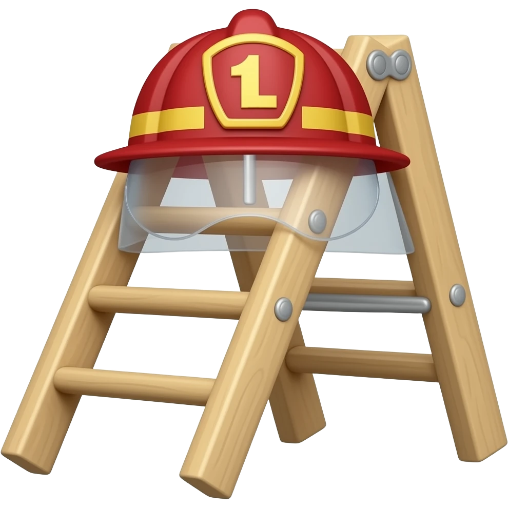 Vytvoř mi emoji hasičkého žebříku roztomilý emoji