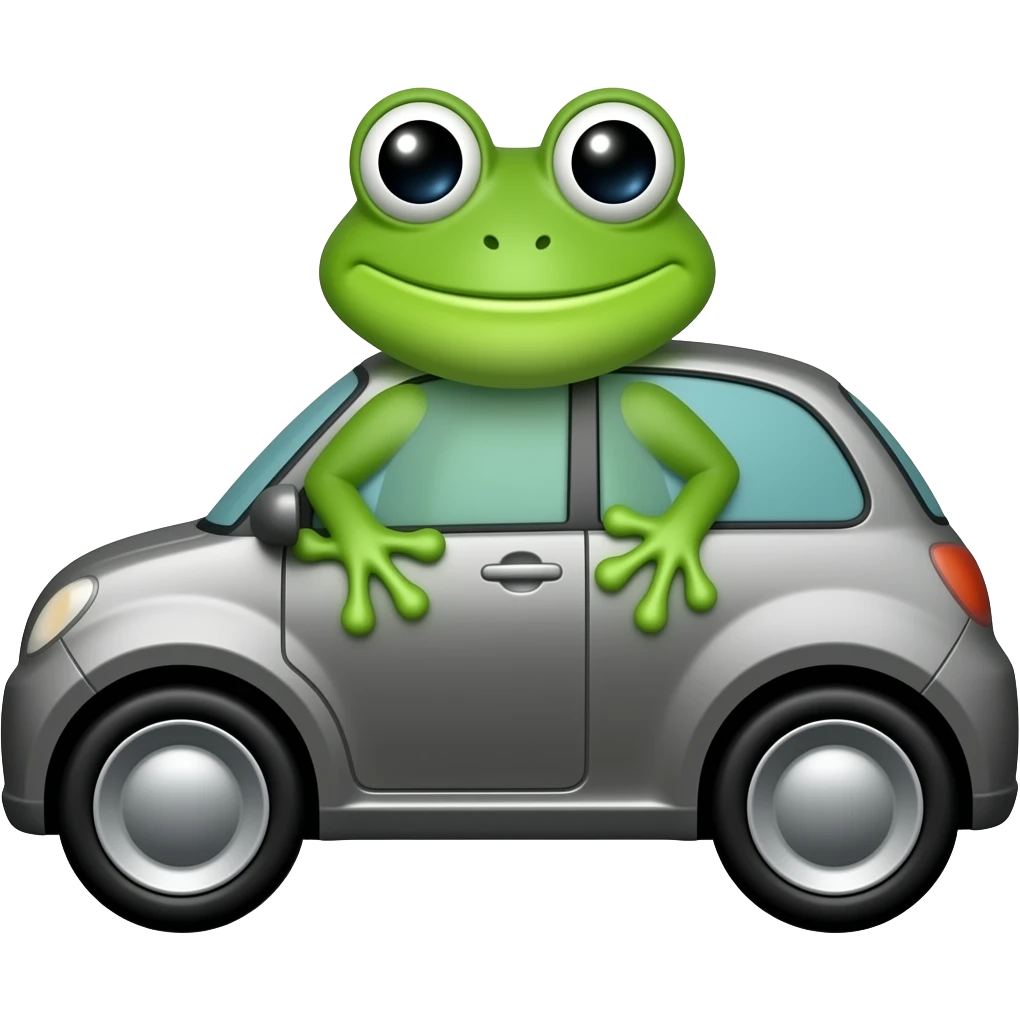 car frog emoji