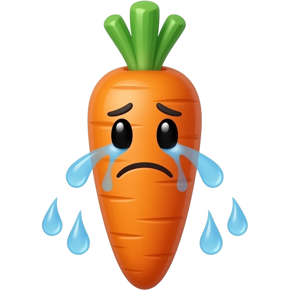 carrot lord sad criying emoji