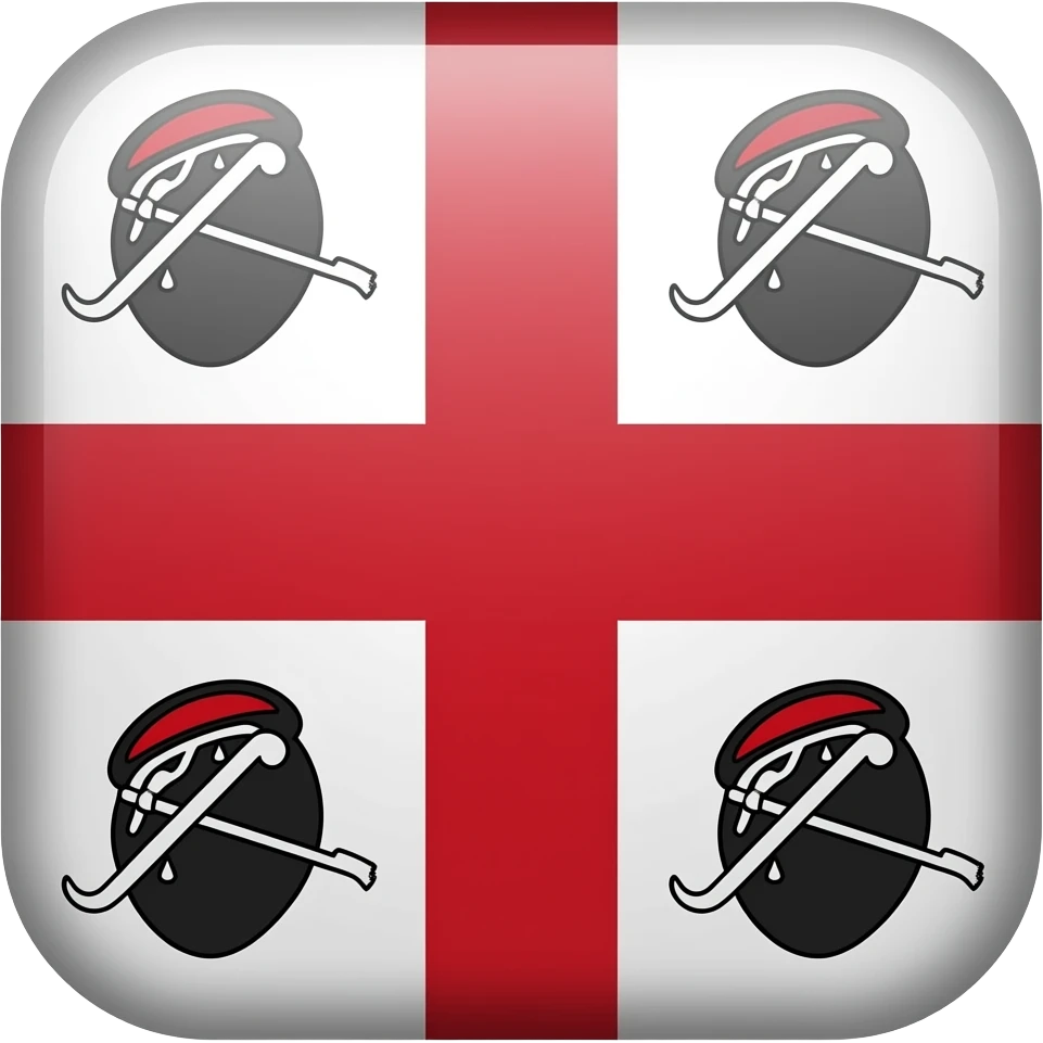 Sardinia flag wite with big red cross and black moors head in each corner emoji