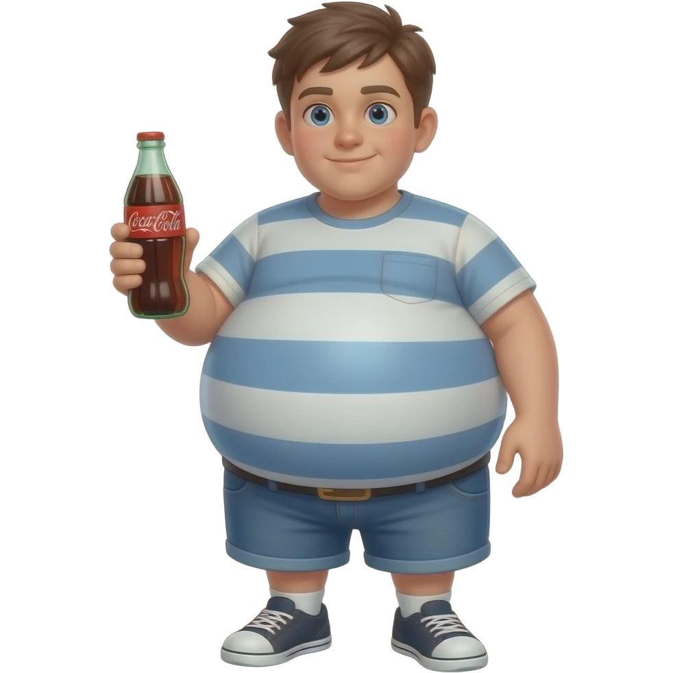 Zrób chłopak 14 latek z cola brzuchem🫄🏼 brzuch ma kształt jak balon + twarty brzuch + super ekstremalnie ogromny brzuch i trzyma coca-cole emoji