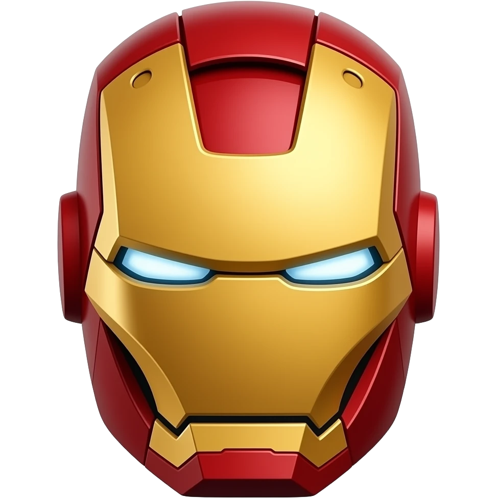 Make this iron man helmet emoji size emoji