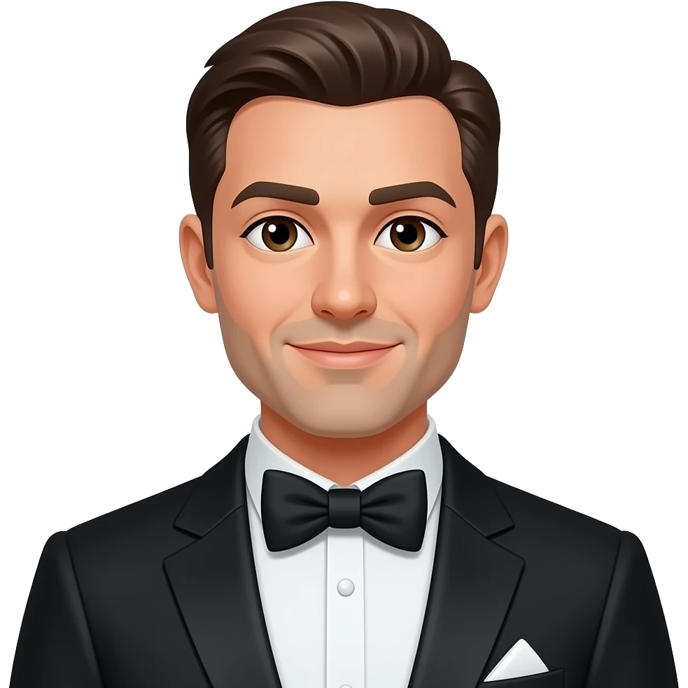 kelner luksusowy postac emoji