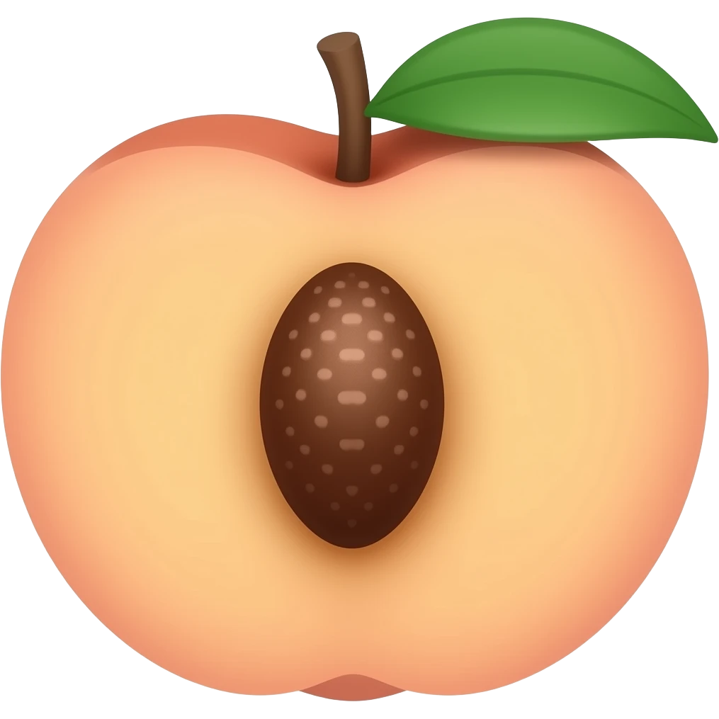 Peach emoji