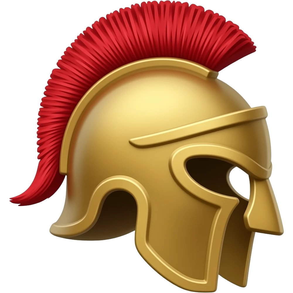 Spartan helmet emoji