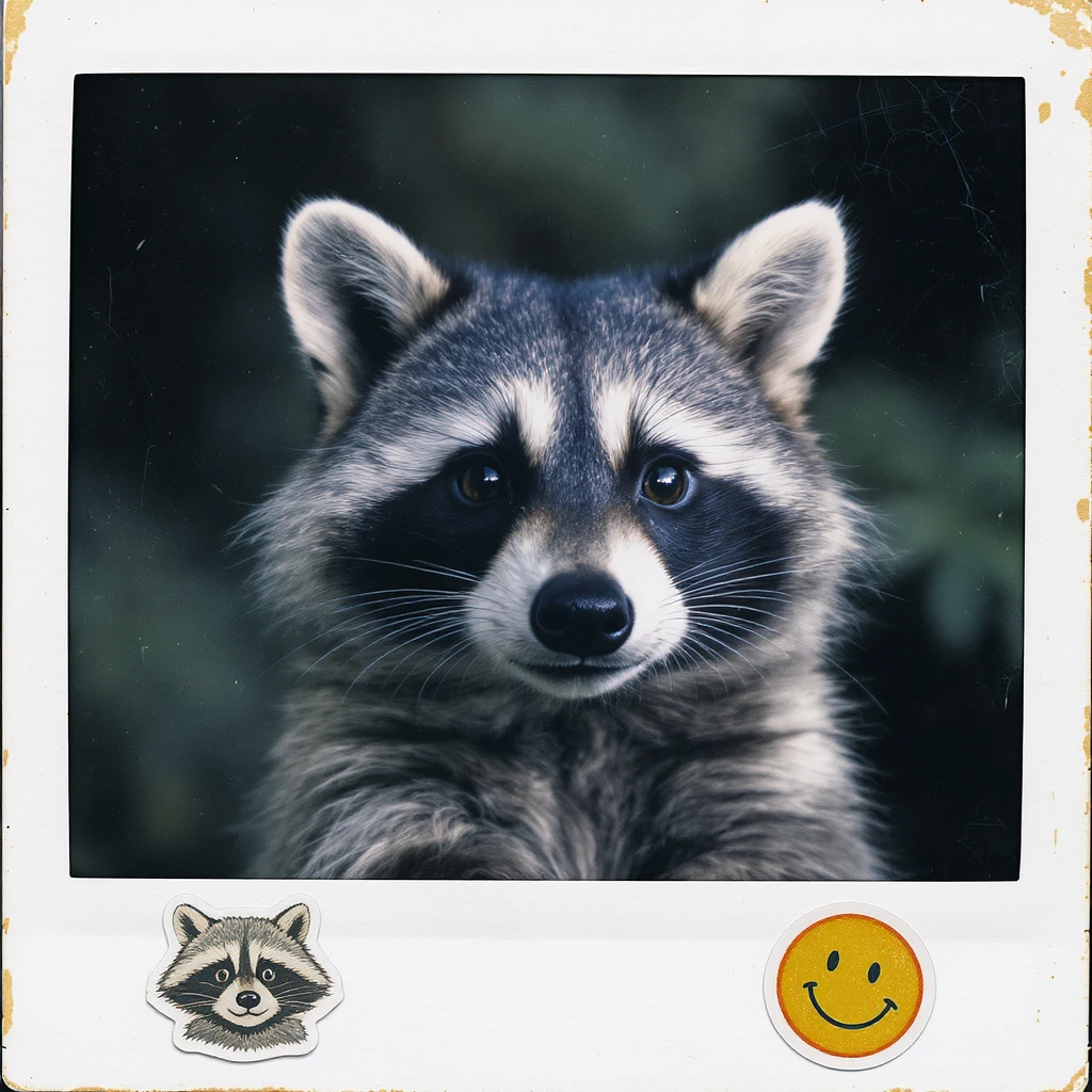 raccoon sticker emoji