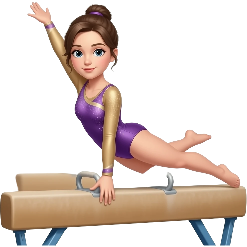 girl gimnast shtanga emoji