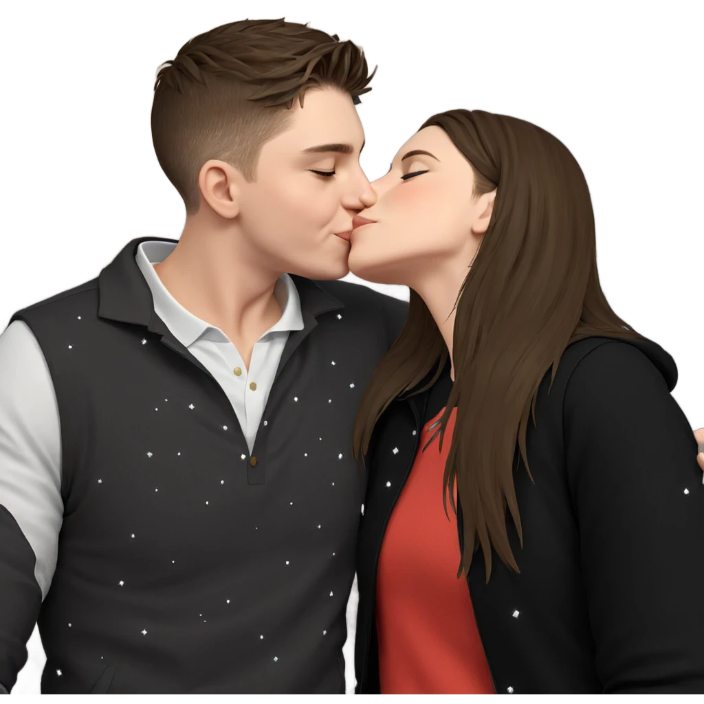 romantic kiss under the stars emoji