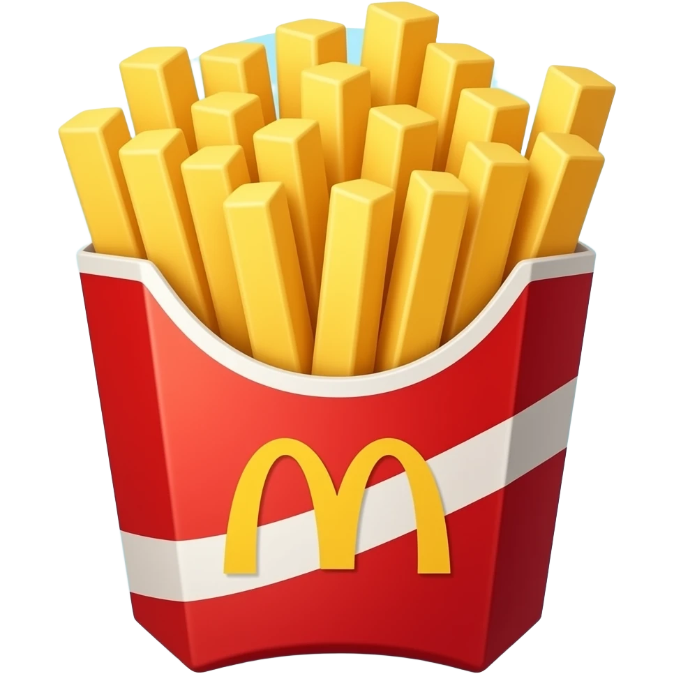 wave colored like a box of french fries emoji