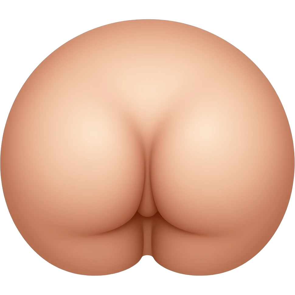 Detailed vulva with clit detailed emoji