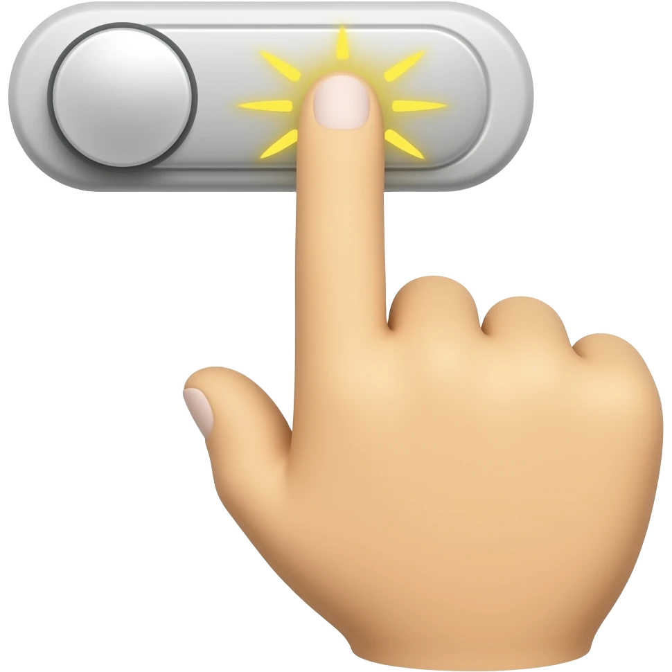 finger presses emoji