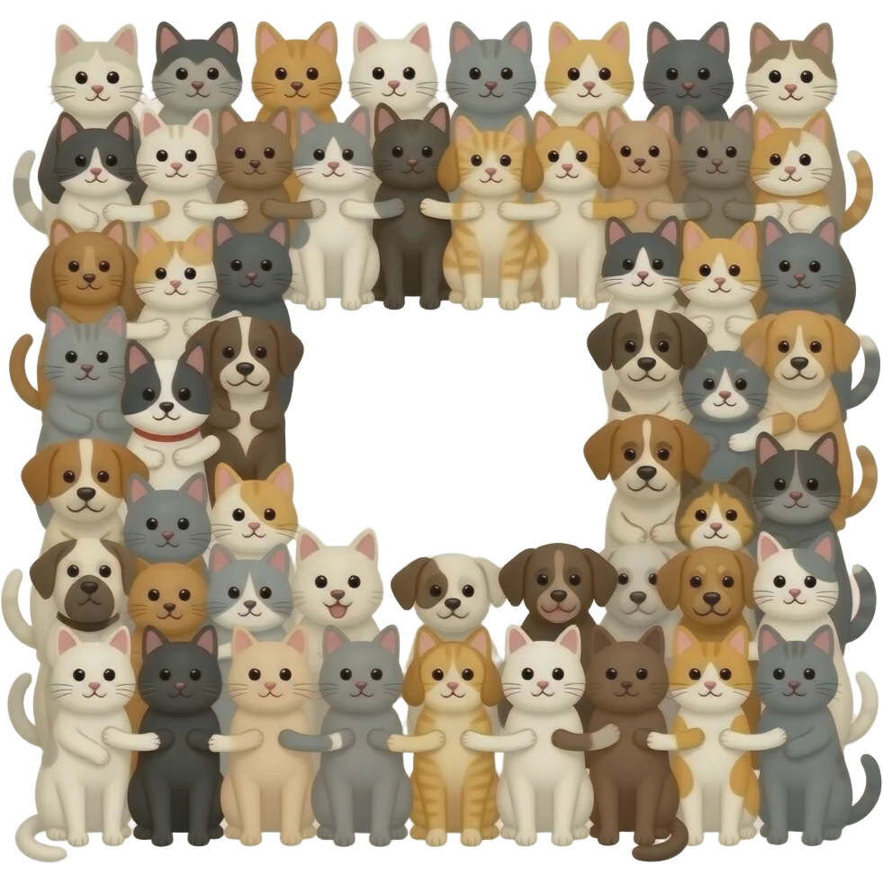 1000 little cat 10000 little dog hook up emoji