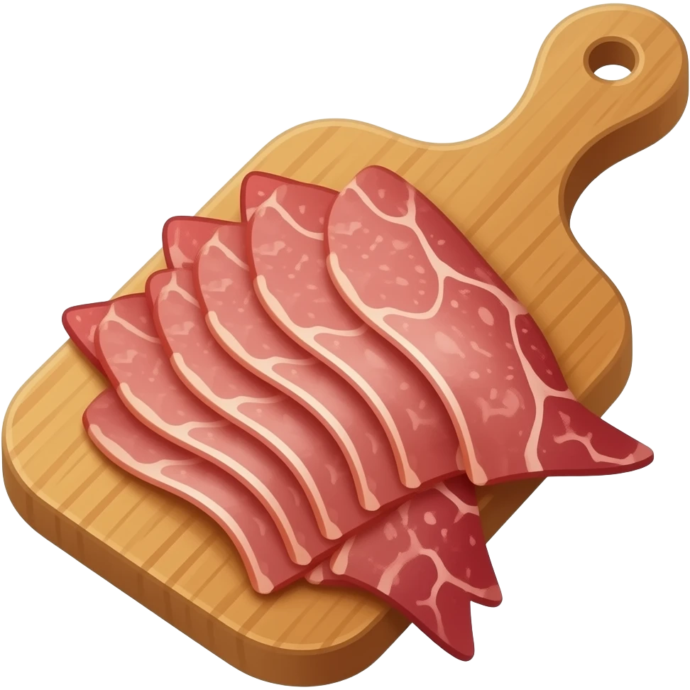 sliced deli meat emoji