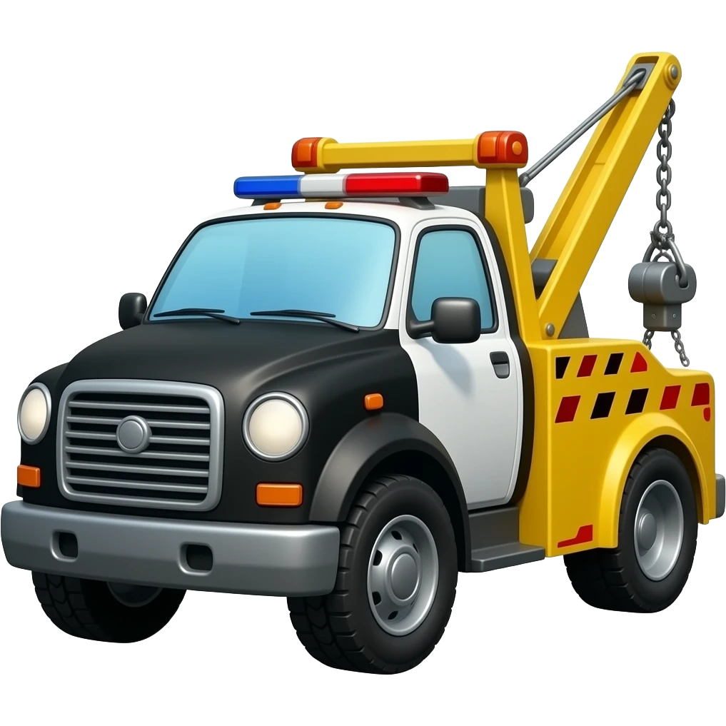 Monster Police Tow Truck emoji