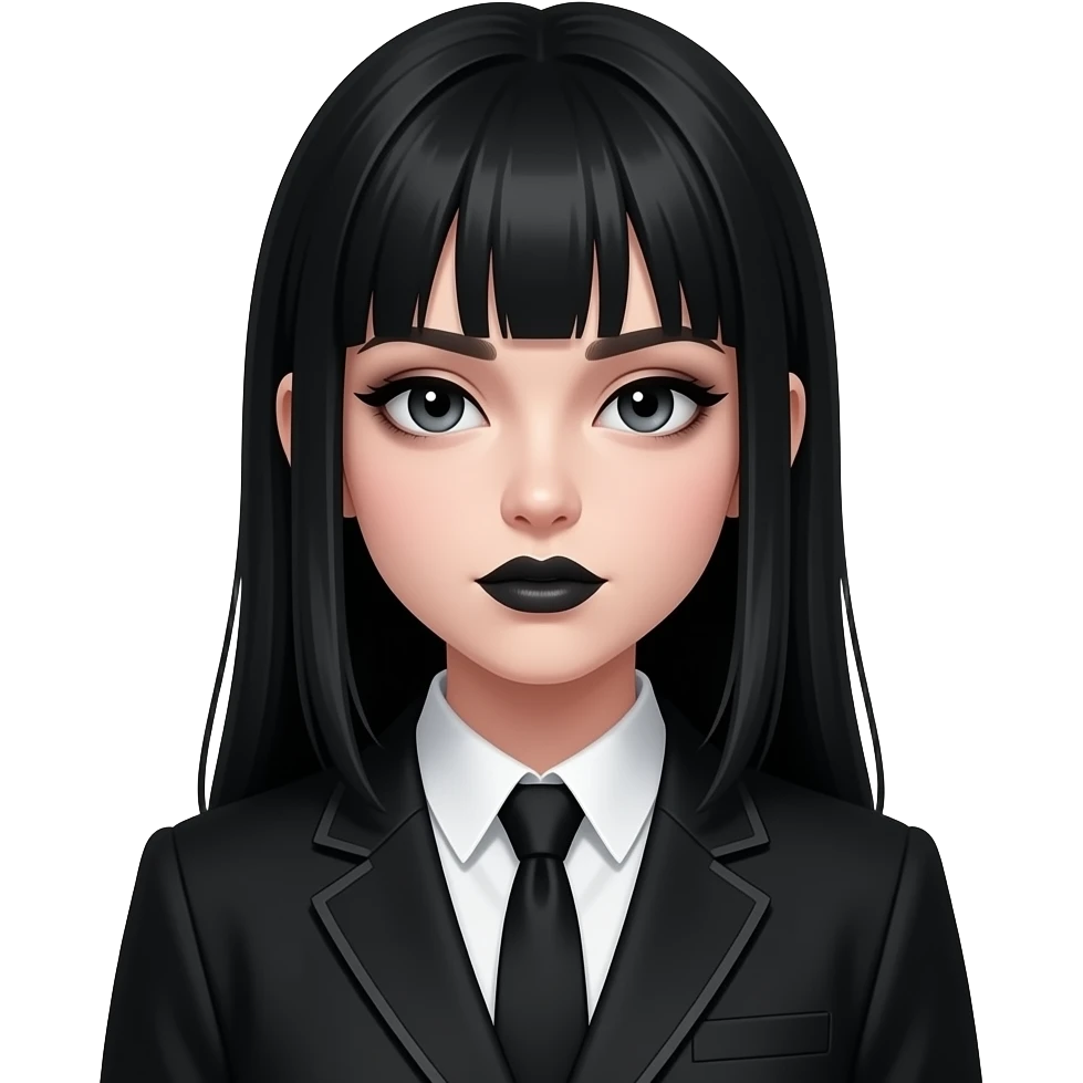 goth high girl emoji emoji