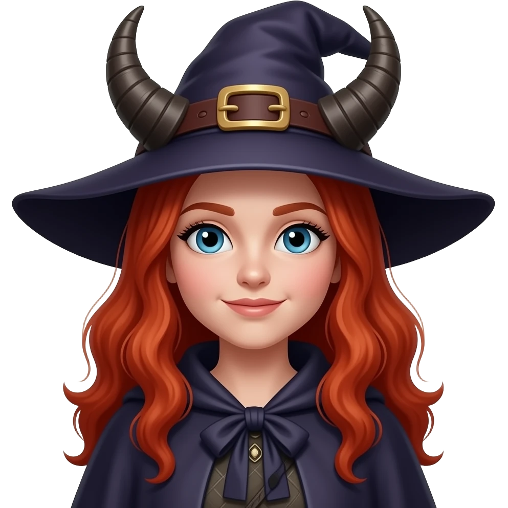 red hair warlock emoji