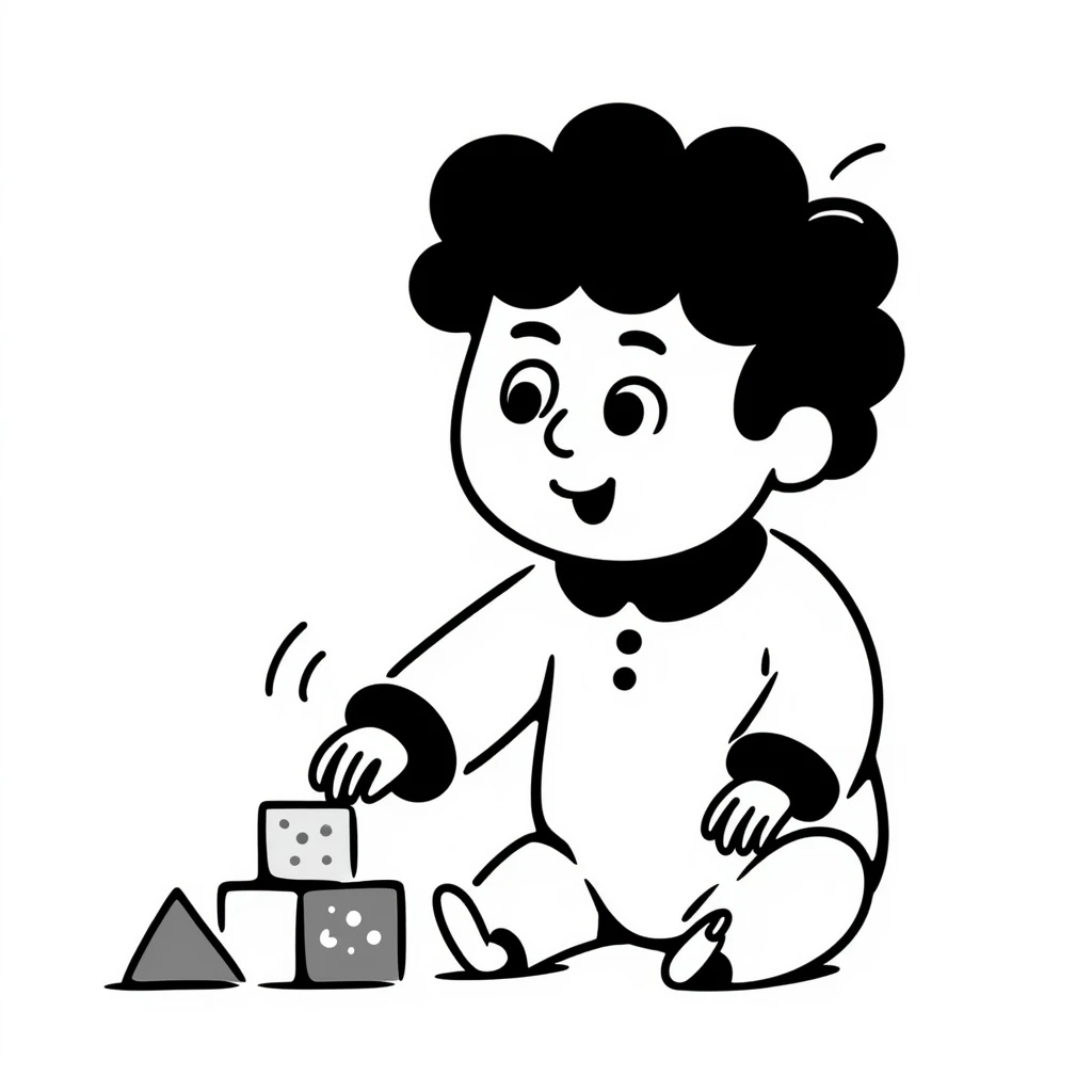 thinking baby emoji