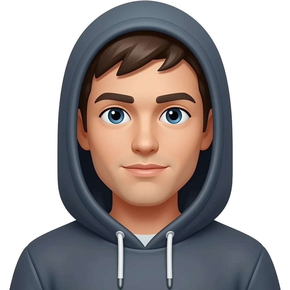 Person i hoodie emoji