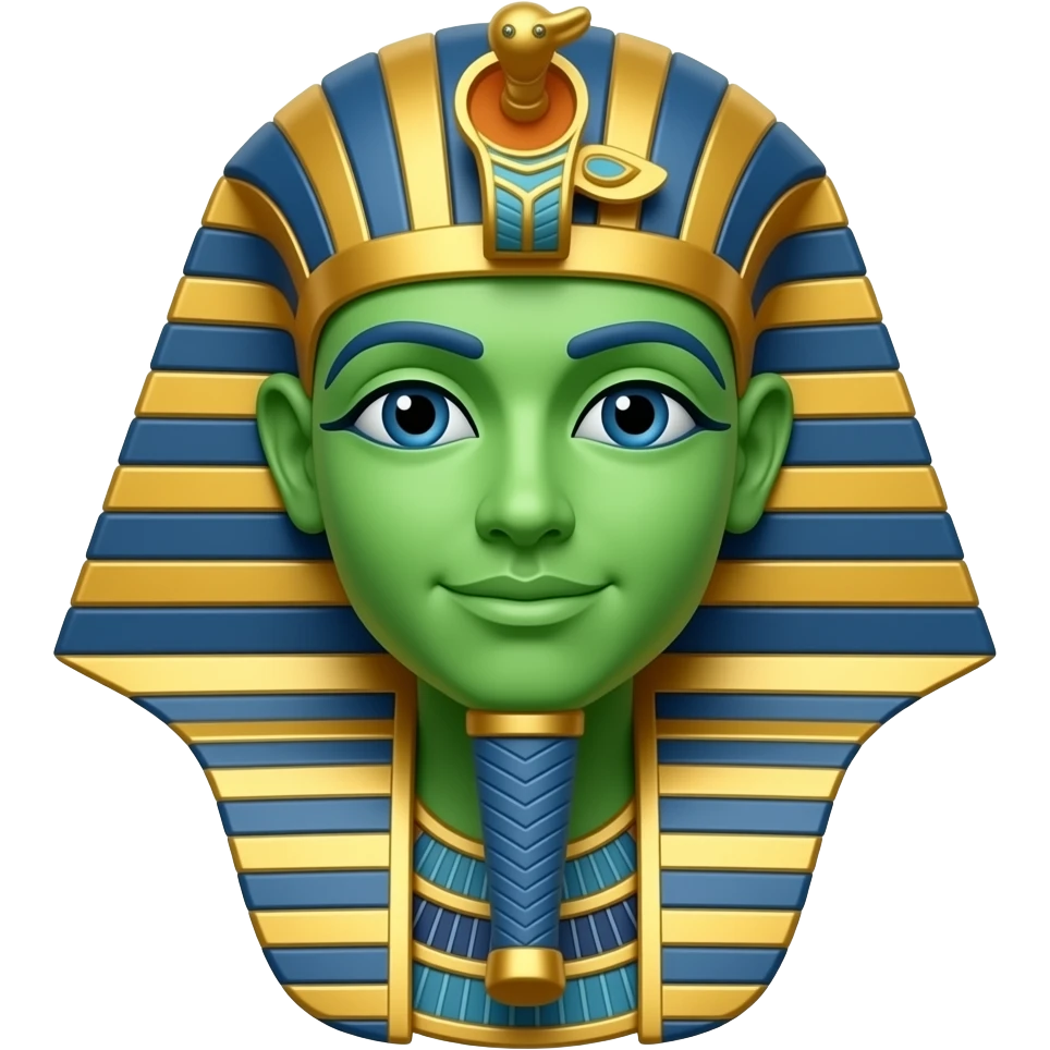 egyptian god osiris green skin emoji