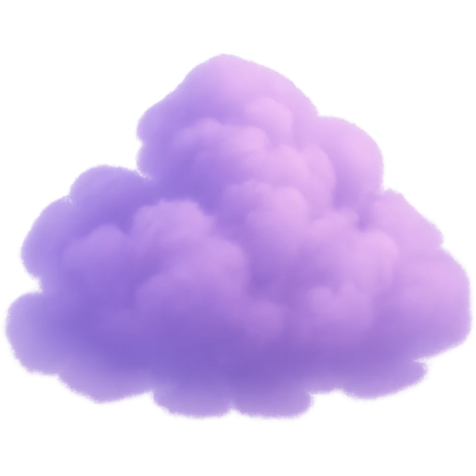 purple cloud emoji
