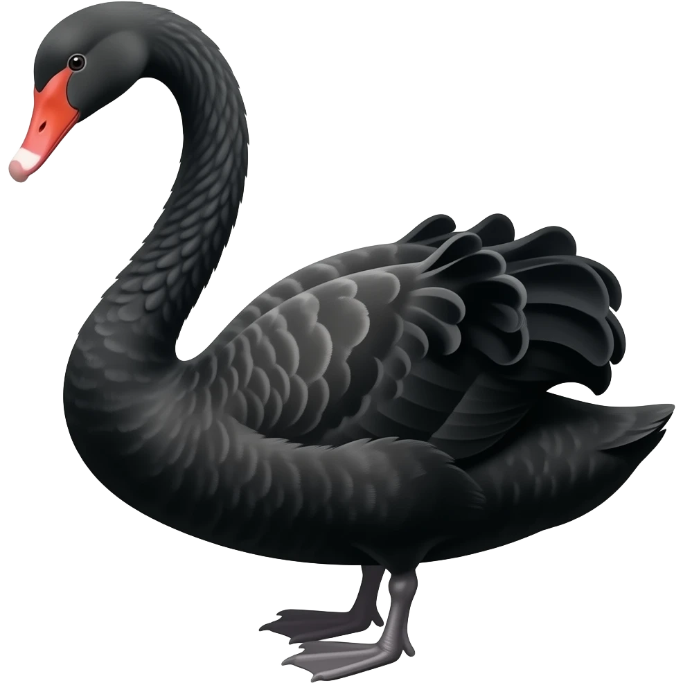 Black swan emoji