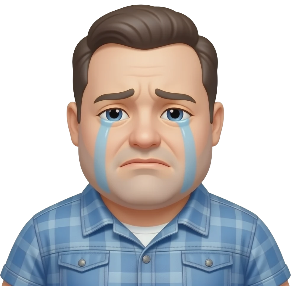 Ace of spaids who is crying and obese because of his divorce emoji