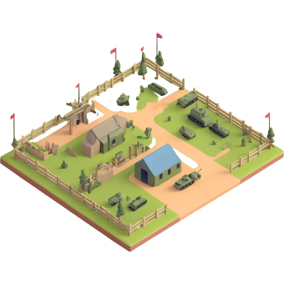 military training ground emoji