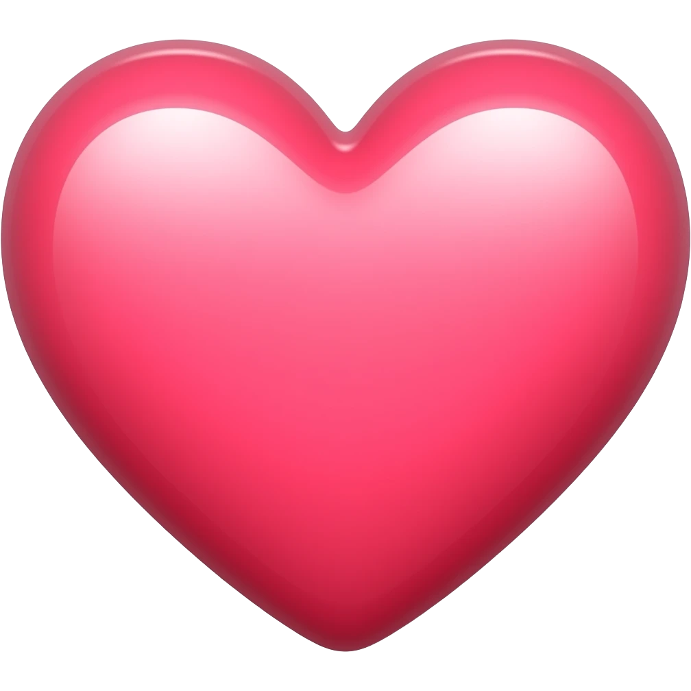 coeur rose emoji