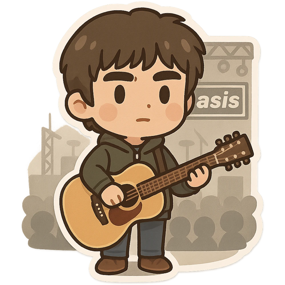 sticker commemorating oasis concert emoji