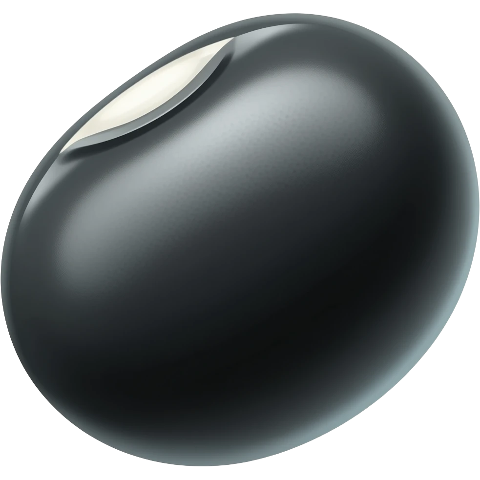 black mung bean emoji